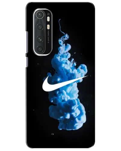 Чехол для Xiaomi Mi Note 10 Lite с картинкой «Nike и синий дым»