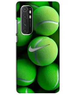 Чехол для Xiaomi Mi Note 10 Lite с картинкой «Теннисные мячи Найк»