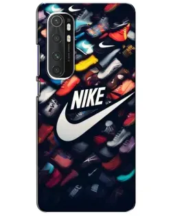 Чехол для Xiaomi Mi Note 10 Lite с картинкой «Коллекция кроссовок Nike»