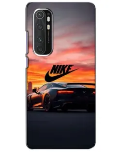 Чехол для Xiaomi Mi Note 10 Lite с картинкой «Nike и суперкар»