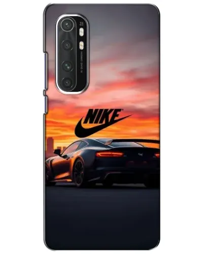 Чехол для Xiaomi Mi Note 10 Lite с картинкой «Nike и суперкар»