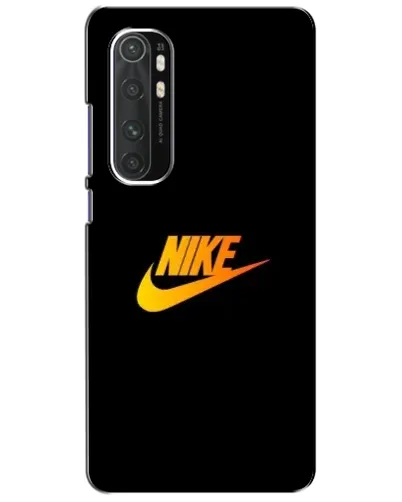 Чехол для Xiaomi Mi Note 10 Lite с картинкой «Золотой логотип Nike»