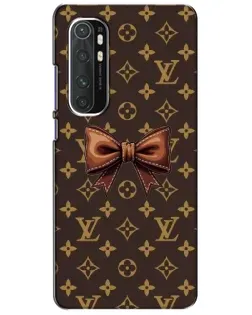Чехол для Xiaomi Mi Note 10 Lite с картинкой «LV с бантом»