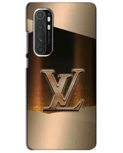 Чехол для Xiaomi Mi Note 10 Lite с картинкой «LV — золотое сияние»