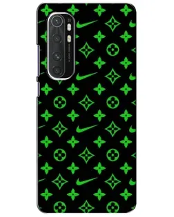 Чехол для Xiaomi Mi Note 10 Lite с картинкой «Неоновый принт LV»