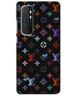 Чехол для Xiaomi Mi Note 10 Lite с картинкой «Цветная монограмма LV»