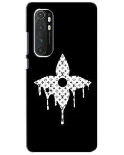 Чехол для Xiaomi Mi Note 10 Lite с картинкой «Цветочная монограмма»