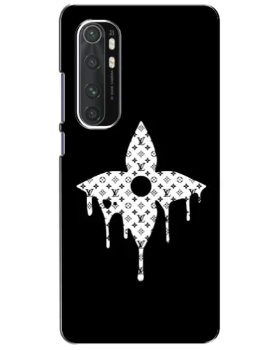 Чехол для Xiaomi Mi Note 10 Lite с картинкой «Цветочная монограмма»
