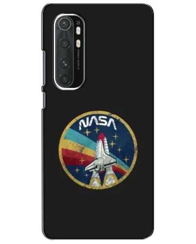 Чехол для Xiaomi Mi Note 10 Lite с картинкой «NASA — эмблема миссии»