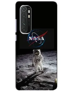 Чехол для Xiaomi Mi Note 10 Lite с картинкой «Астронавт на Луне»