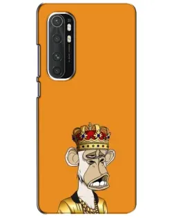 Чехол для Xiaomi Mi Note 10 Lite с картинкой «Золотая обезьяна Bored Ape»