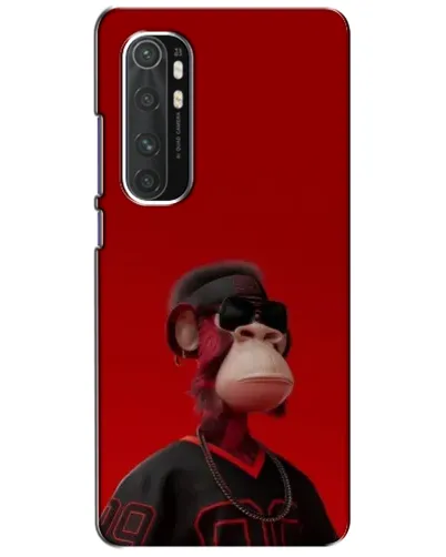 Чехол для Xiaomi Mi Note 10 Lite с картинкой «Bored Ape в красном»