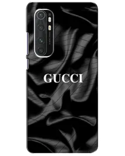 Чехол для Xiaomi Mi Note 10 Lite с картинкой «Gucci — шелковые волны»