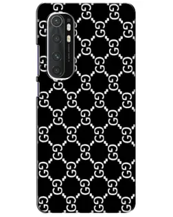 Чехол для Xiaomi Mi Note 10 Lite с картинкой «Gucci — сетчатый паттерн»