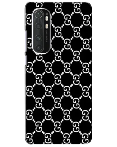 Чехол для Xiaomi Mi Note 10 Lite с картинкой «Gucci — сетчатый паттерн»