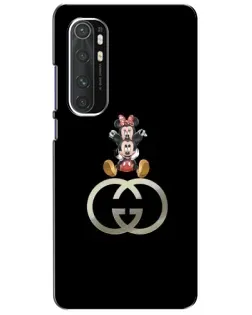 Чехол для Xiaomi Mi Note 10 Lite с картинкой «Минни Маус на лого»