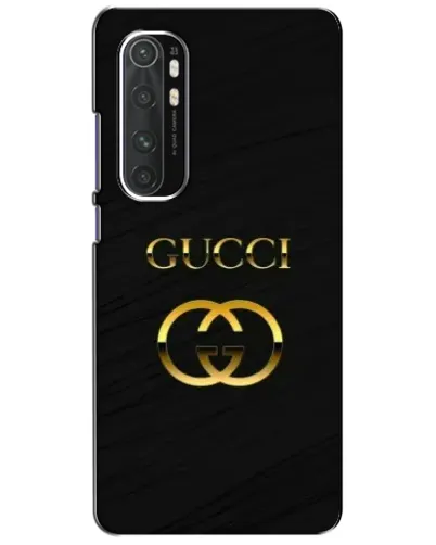 Чехол для Xiaomi Mi Note 10 Lite с картинкой «Золотой логотип Gucci»