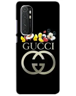 Чехол для Xiaomi Mi Note 10 Lite с картинкой «Gucci — герои Disney»