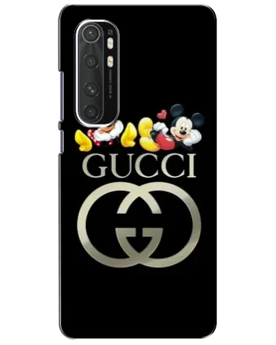 Чехол для Xiaomi Mi Note 10 Lite с картинкой «Gucci — герои Disney»