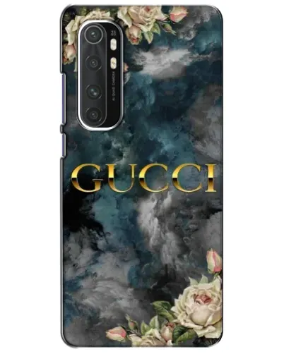 Чехол для Xiaomi Mi Note 10 Lite с картинкой «Абстрактные цветы Gucci»