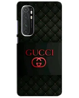 Чехол для Xiaomi Mi Note 10 Lite с картинкой «Gucci — стеганый черный»