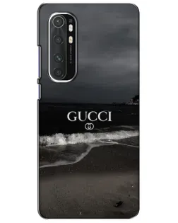 Чехол для Xiaomi Mi Note 10 Lite с картинкой «Gucci — морской прибой»