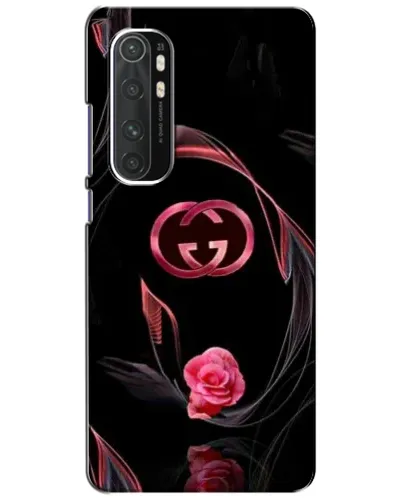 Чехол для Xiaomi Mi Note 10 Lite с картинкой «Gucci — неоновая роза»