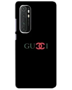 Чехол для Xiaomi Mi Note 10 Lite с картинкой «Gucci — красный градиент»