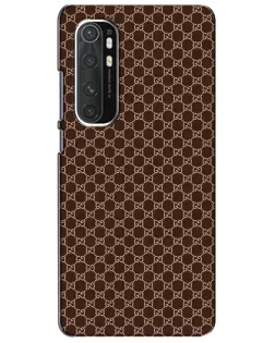 Чохол для Xiaomi Mi Note 10 Lite з картинкою «Gucci — шоколадна сітка»