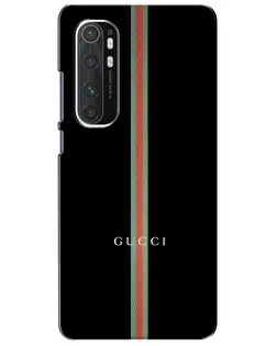 Чохол для Xiaomi Mi Note 10 Lite з картинкою «Gucci — строга лінія»
