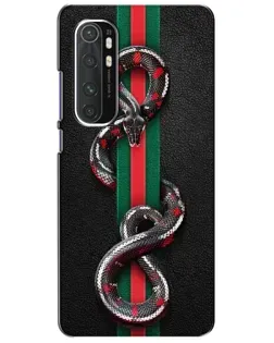 Чохол для Xiaomi Mi Note 10 Lite з картинкою «Gucci — змія на смузі»