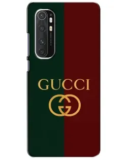 Чохол для Xiaomi Mi Note 10 Lite з картинкою «Gucci — темно-зелений градієнт»