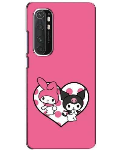 Чехол для Xiaomi Mi Note 10 Lite с картинкой «Kuromi и My Melody»