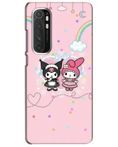 Чехол для Xiaomi Mi Note 10 Lite с картинкой «My Melody и Kuromi»