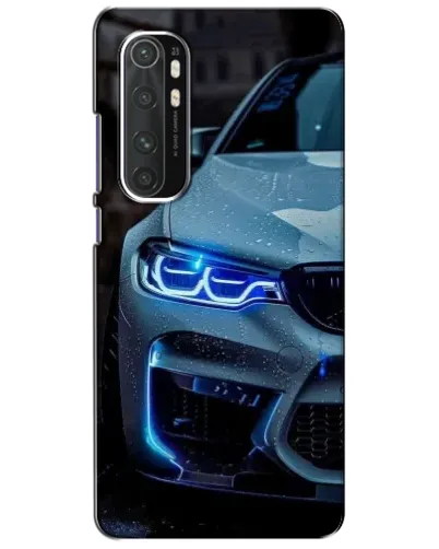 Чехол для Xiaomi Mi Note 10 Lite с картинкой «Взгляд BMW с синими фарами»