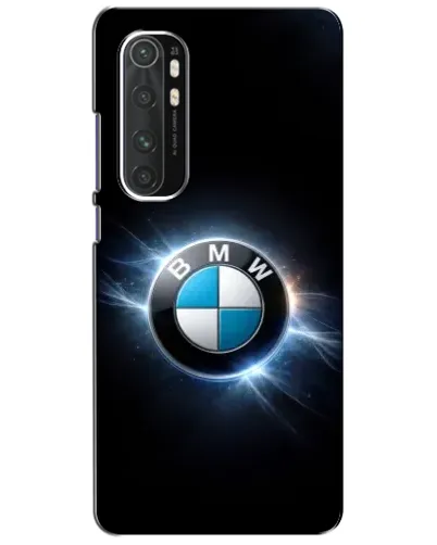 Чехол для Xiaomi Mi Note 10 Lite с картинкой «BMW — неоновое сияние»