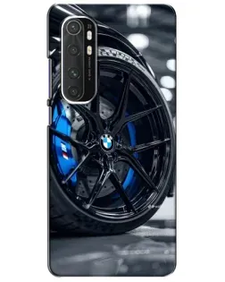 Чехол для Xiaomi Mi Note 10 Lite с картинкой «Колесо BMW вблизи»