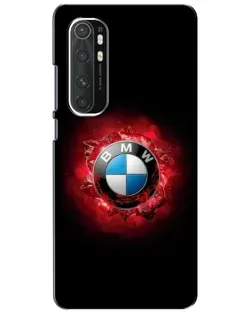 Чехол для Xiaomi Mi Note 10 Lite с картинкой «Логотип BMW — вспышка»