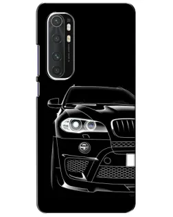 Чехол для Xiaomi Mi Note 10 Lite с картинкой «Темный силуэт BMW»