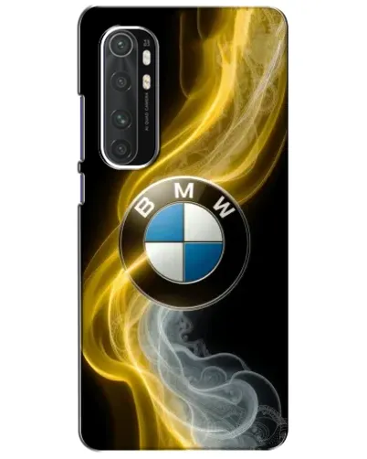 Чехол для Xiaomi Mi Note 10 Lite с картинкой «Золотистый дым BMW»