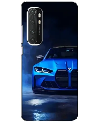 Чехол для Xiaomi Mi Note 10 Lite с картинкой «Голубая BMW M4»