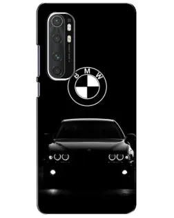 Чехол для Xiaomi Mi Note 10 Lite с картинкой «BMW — взгляд из темноты»