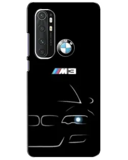 Чехол для Xiaomi Mi Note 10 Lite с картинкой «Минималистичный принт BMW M3»
