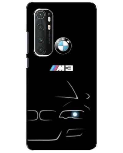 Чехол для Xiaomi Mi Note 10 Lite с картинкой «Минималистичный принт BMW M3»