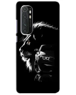 Чехол для Xiaomi Mi Note 10 Lite с картинкой «BMW и лев»