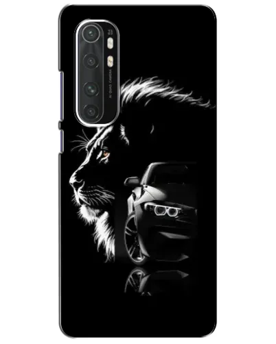 Чехол для Xiaomi Mi Note 10 Lite с картинкой «BMW и лев»