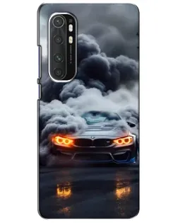 Чехол для Xiaomi Mi Note 10 Lite с картинкой «BMW в дыму»