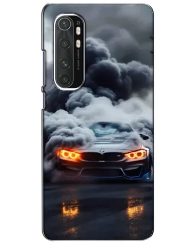 Чехол для Xiaomi Mi Note 10 Lite с картинкой «BMW в дыму»