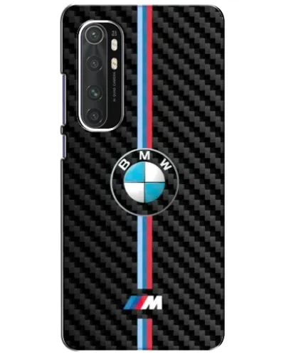 Чехол для Xiaomi Mi Note 10 Lite с картинкой «Эмблема BMW и карбон»