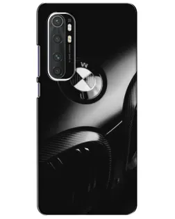 Чехол для Xiaomi Mi Note 10 Lite с картинкой «Эмблема BMW — макро»